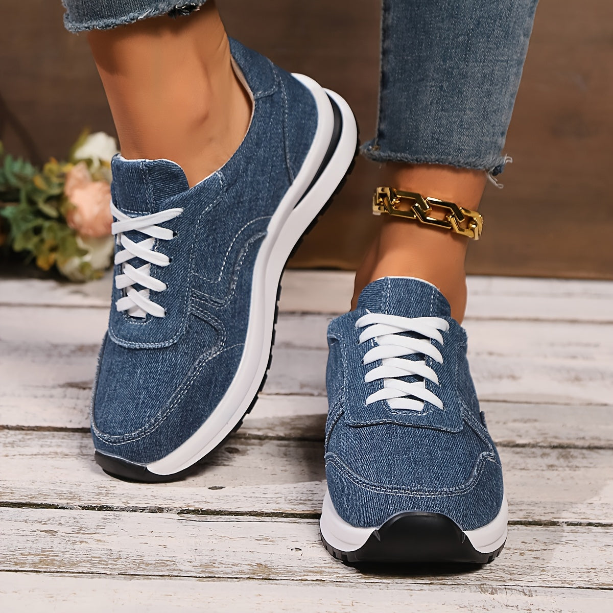 Flōre | Sneakers For Women | Lace Front Design