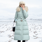 Flōre | Long Winter Coat for Women with Fitted Cut and Long Sleeves | Ideal for the Cold Season