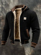 Admire | Men’s Polar Fleece Thermal Impact Jacket Black