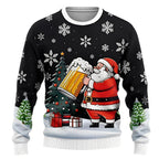 Luna | Unisex Christmas Sweater Black