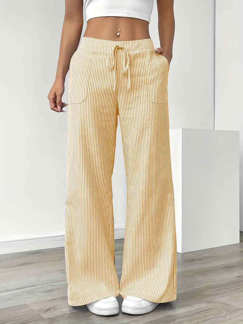 Bersh | Women’s Boho Beach Flare Trousers