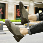Ace | Men's Leather Mesh Shoes – Luxury Tailored Breathable Sneaker & Cushion Sole