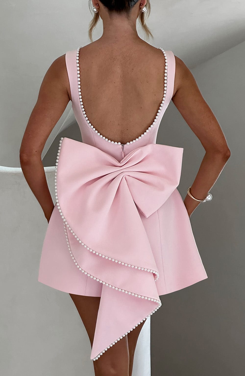 Adeline | Elegant Women’s Graduation Structured Mini Dress