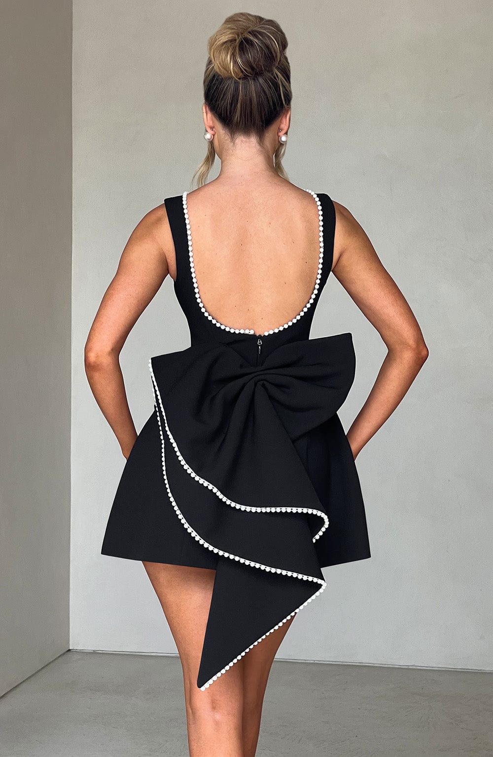 Adeline | Elegant Women’s Graduation Structured Mini Dress
