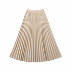 Adōre | Women's Pleated Maxi Skirt – A-Line & High Waist