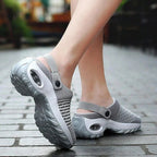 Air-cushioned shoes with strong cushioning for diabetics