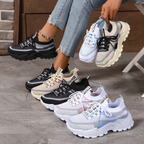 Parsha | Women's Comfort Sneakers - Lightweight Cushioned Walking Shoes & Arch Support Trainers