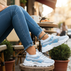 Parsha | Women's Comfort Sneakers - Lightweight Cushioned Walking Shoes & Arch Support Trainers