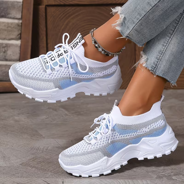 Parsha | Women's Comfort Sneakers - Lightweight Cushioned Walking Shoes & Arch Support Trainers