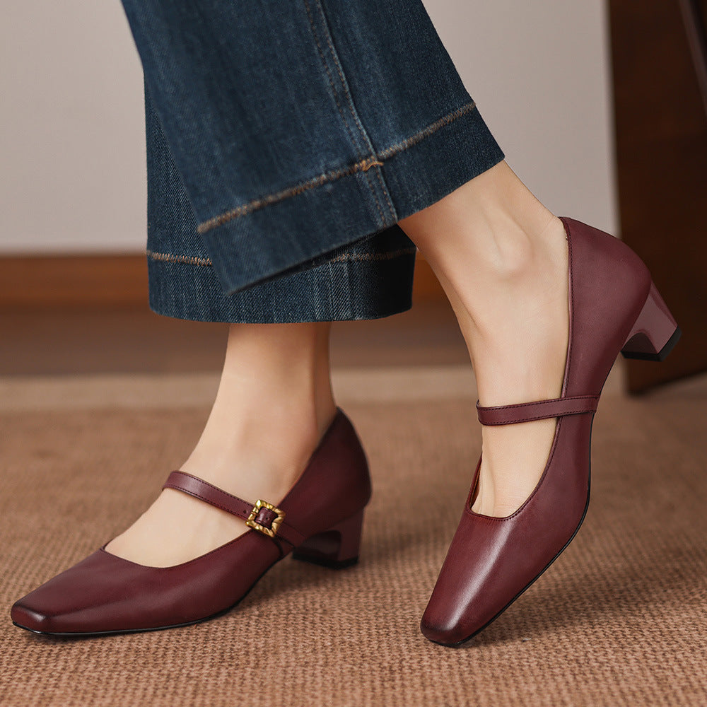 Voda | Women’s Genuine Leather Heels – Chic Pointed-Toe Pumps & Refined Artisan Comfort
