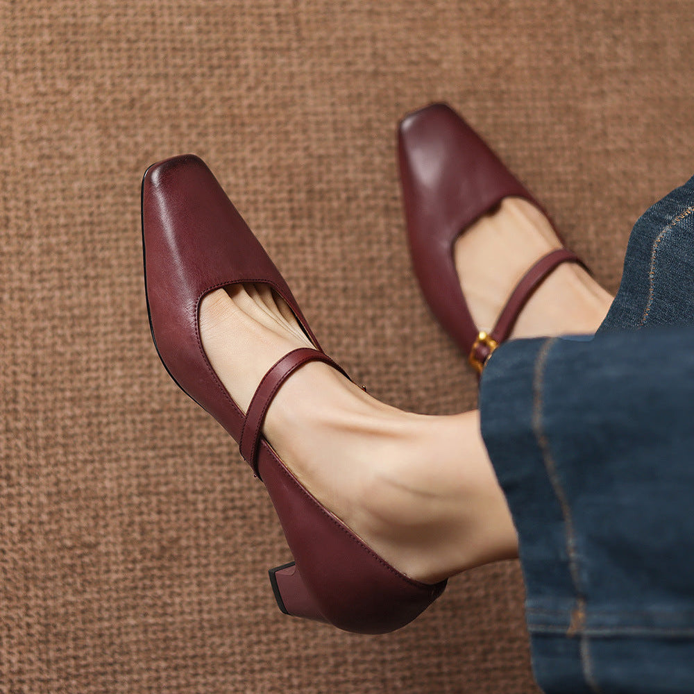 Voda | Women’s Genuine Leather Heels – Chic Pointed-Toe Pumps & Refined Artisan Comfort