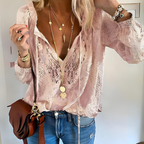Zahara | Lightweight Cotton Summer Long Sleeve Top