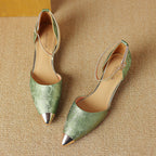Alexia | Women’s Genuine Leather Heels – Chic Artisan Pointed-Toe & Refined Stiletto Comfort