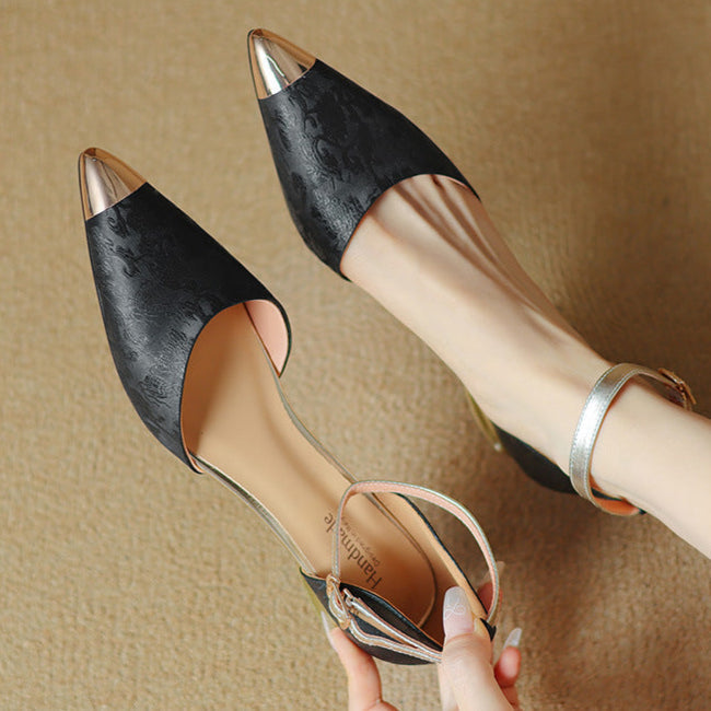 Alexia | Women’s Genuine Leather Heels – Chic Artisan Pointed-Toe & Refined Stiletto Comfort