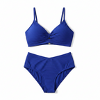 Women’s High-Waisted Bikini – Sculpted Midline Support, Desert-Heat Hue & Sovereign Shoreline Majesty