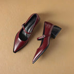 Allure | Women’s Genuine Leather Heels – Chic Artisan Pointed-Toe & Refined Stiletto Comfort