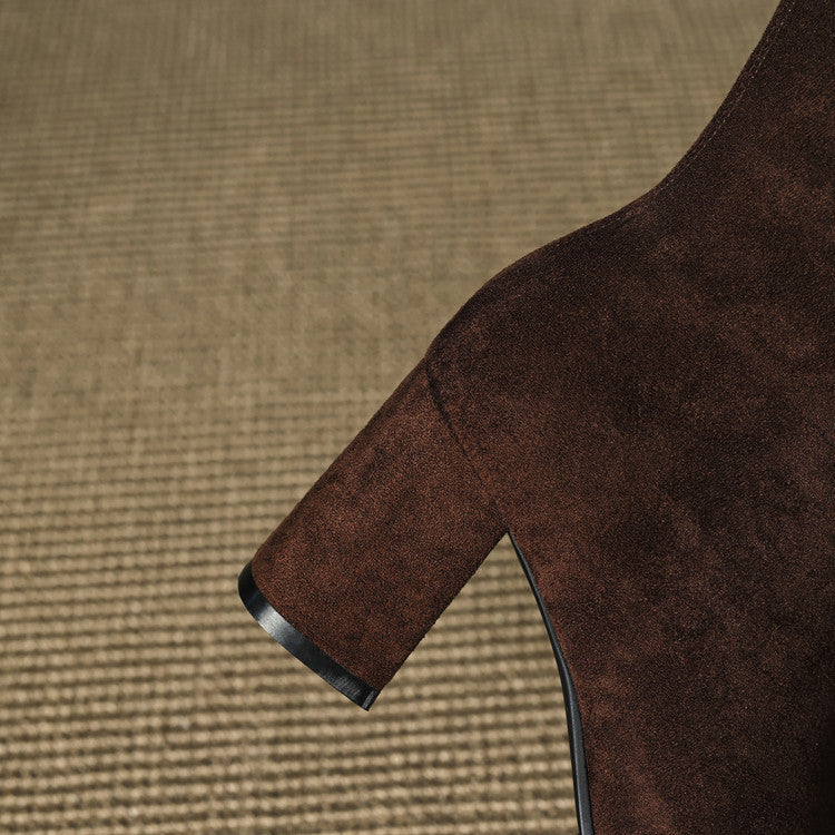 Alora | Genuine Suede Boots – Luxury Designer Ankle Booties & Slimming Tailored Chelsea Footwear