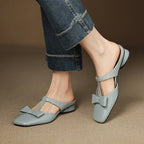 Flōre | Leather Mules – Chic Artisan Craft & Refined Slimming Silhouette