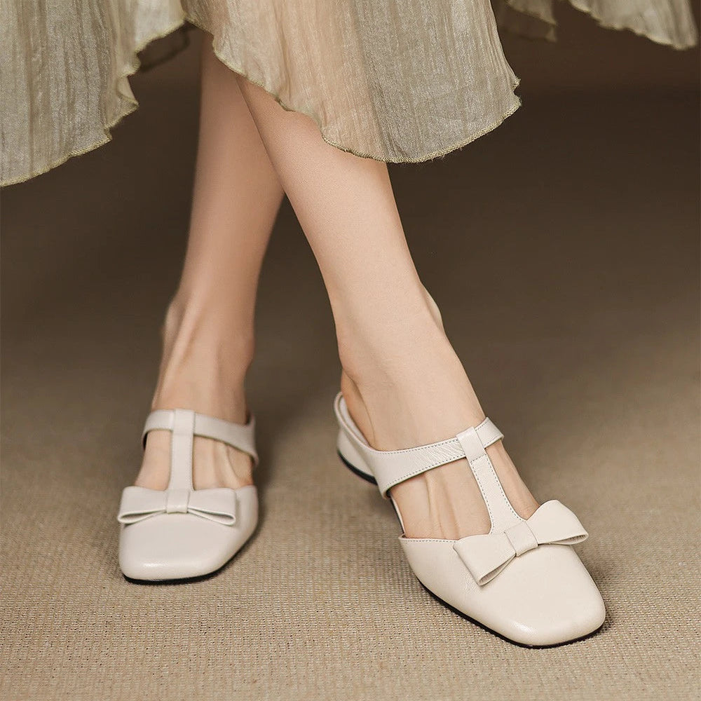 Flōre | Leather Mules – Chic Artisan Craft & Refined Slimming Silhouette
