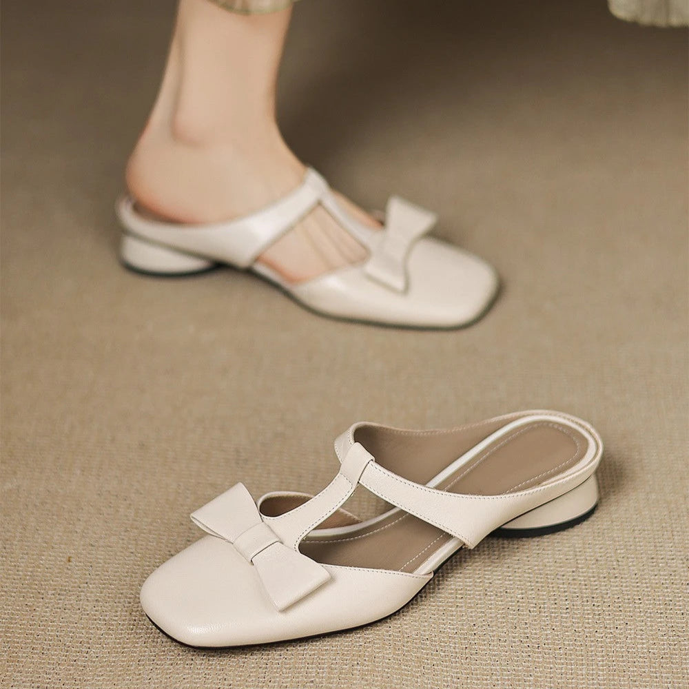 Flōre | Leather Mules – Chic Artisan Craft & Refined Slimming Silhouette