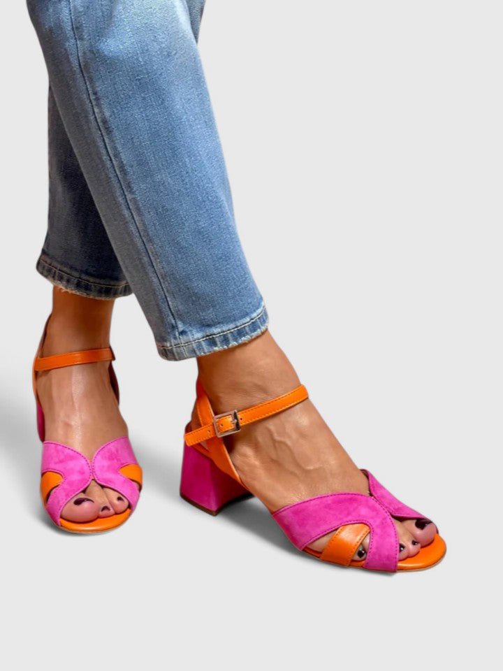 Pamelo | Comfortable Orthopaedic Sandals with Trendy Block Heel