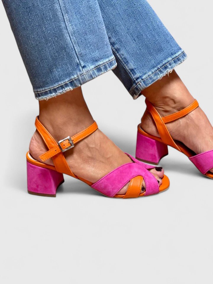 Pamelo | Comfortable Orthopaedic Sandals with Trendy Block Heel