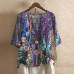Vena | Retro-Inspired Blouse Violet