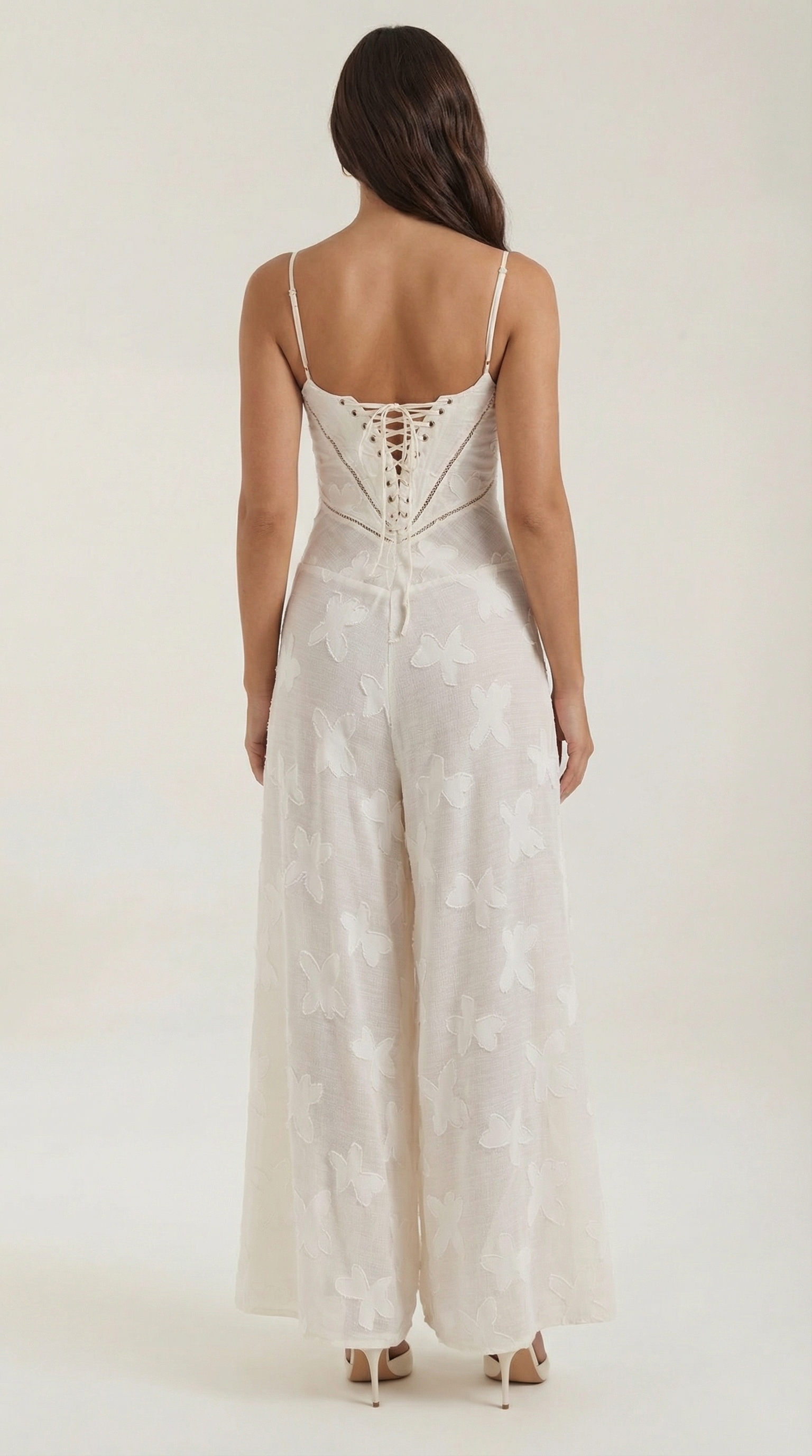 Women's Lace Maxi Dress Floral Embroidery Elegant Evening