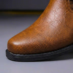 Calico | Men's Vintage Leather Boots - Handcrafted Classic Ankle Boots
