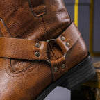 Calico | Men's Vintage Leather Boots - Handcrafted Classic Ankle Boots