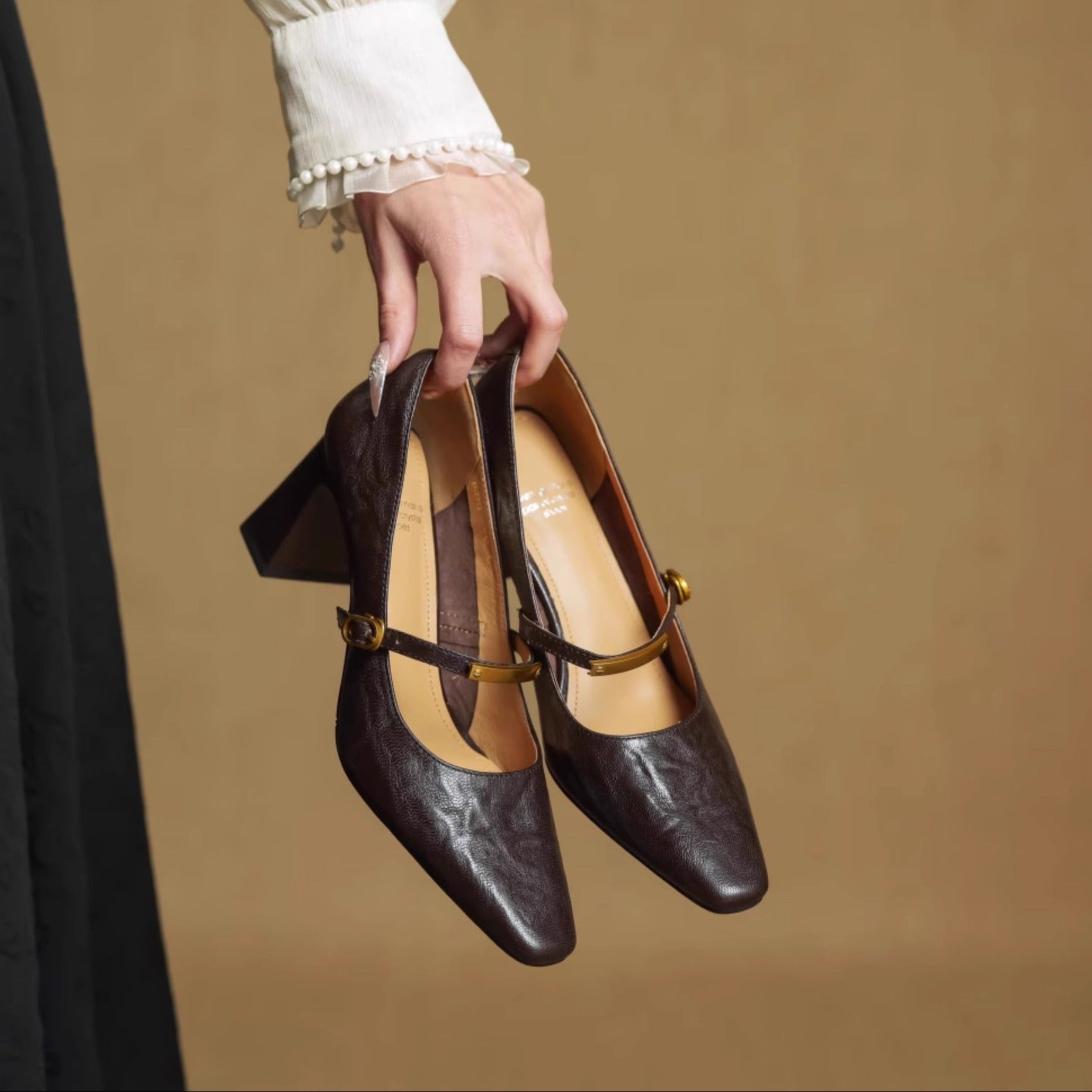 Auria | Women’s Genuine Leather Heels – Chic Artisan Stiletto & Refined Slimming Silhouette