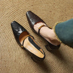 Auria | Women’s Genuine Leather Heels – Chic Artisan Stiletto & Refined Slimming Silhouette