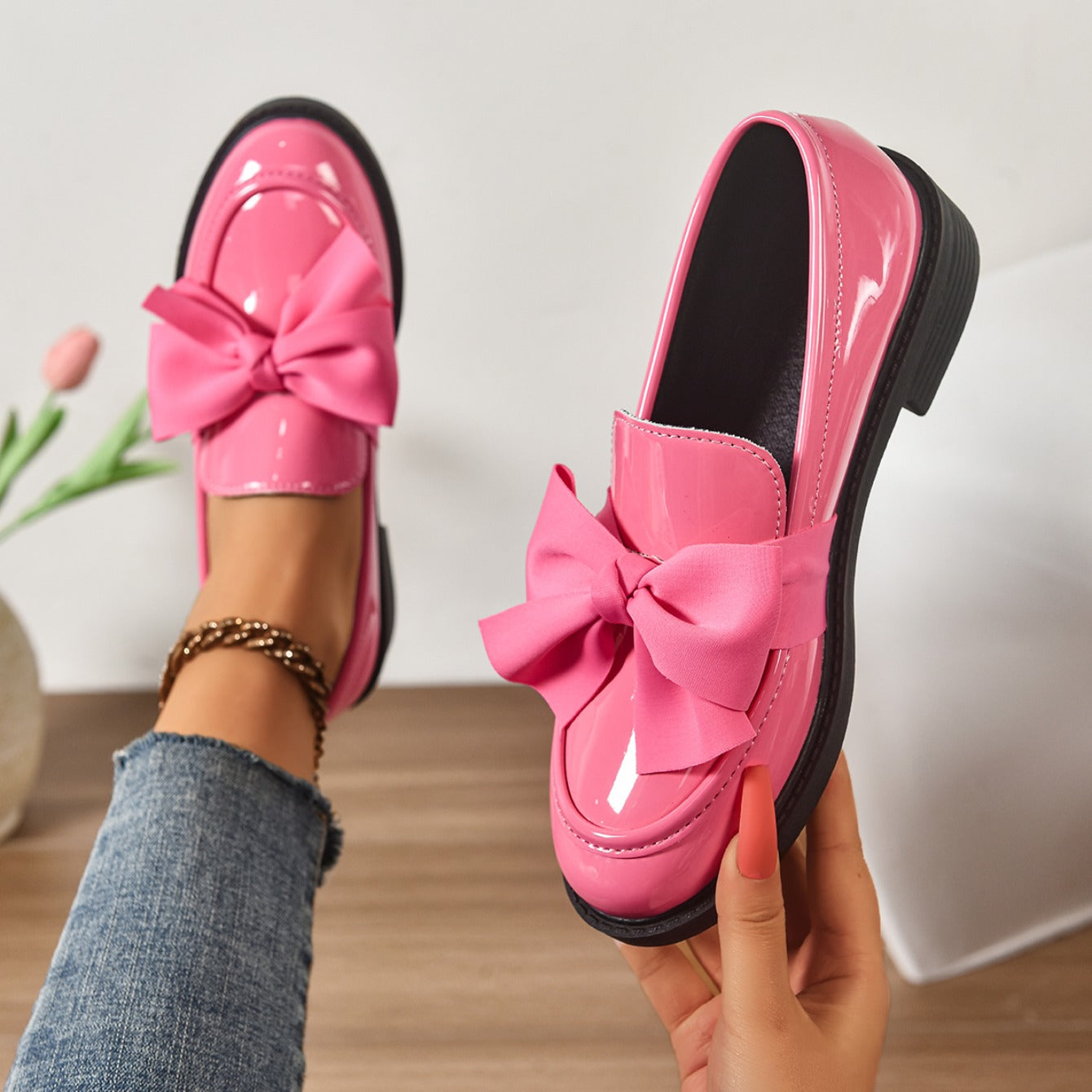 Ayora | Women’s Shoes – Chic Artisan Loafer & Refined Slimming Silhouette Pink