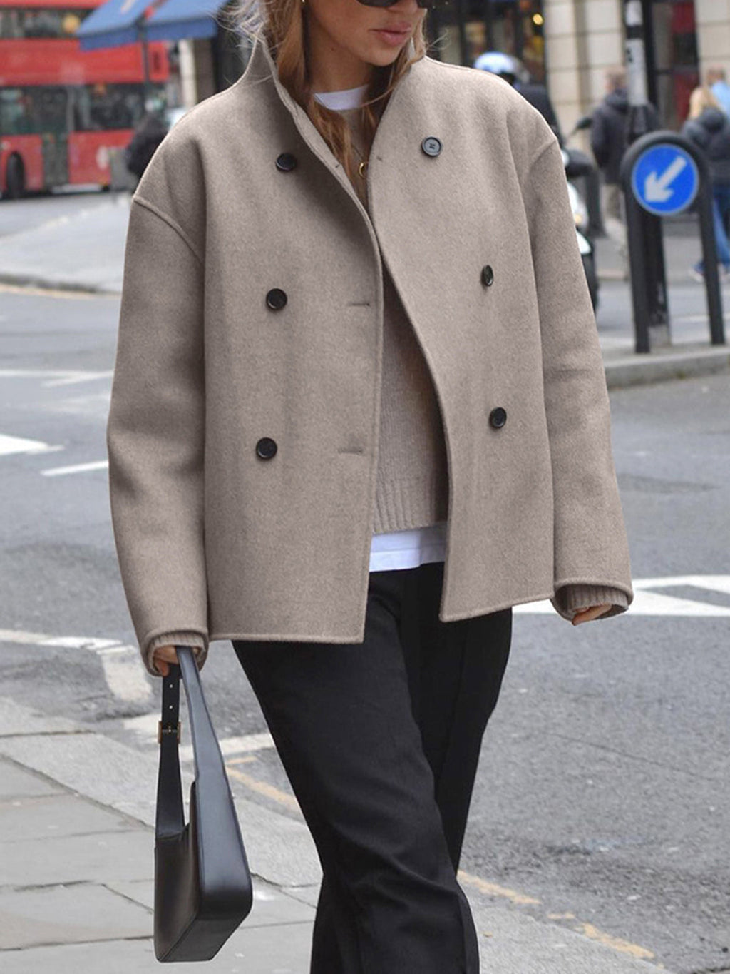 Luna | Women's Double Breasted Pea Coat