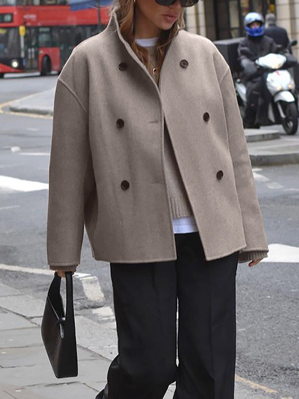 Luna | Women's Double Breasted Pea Coat