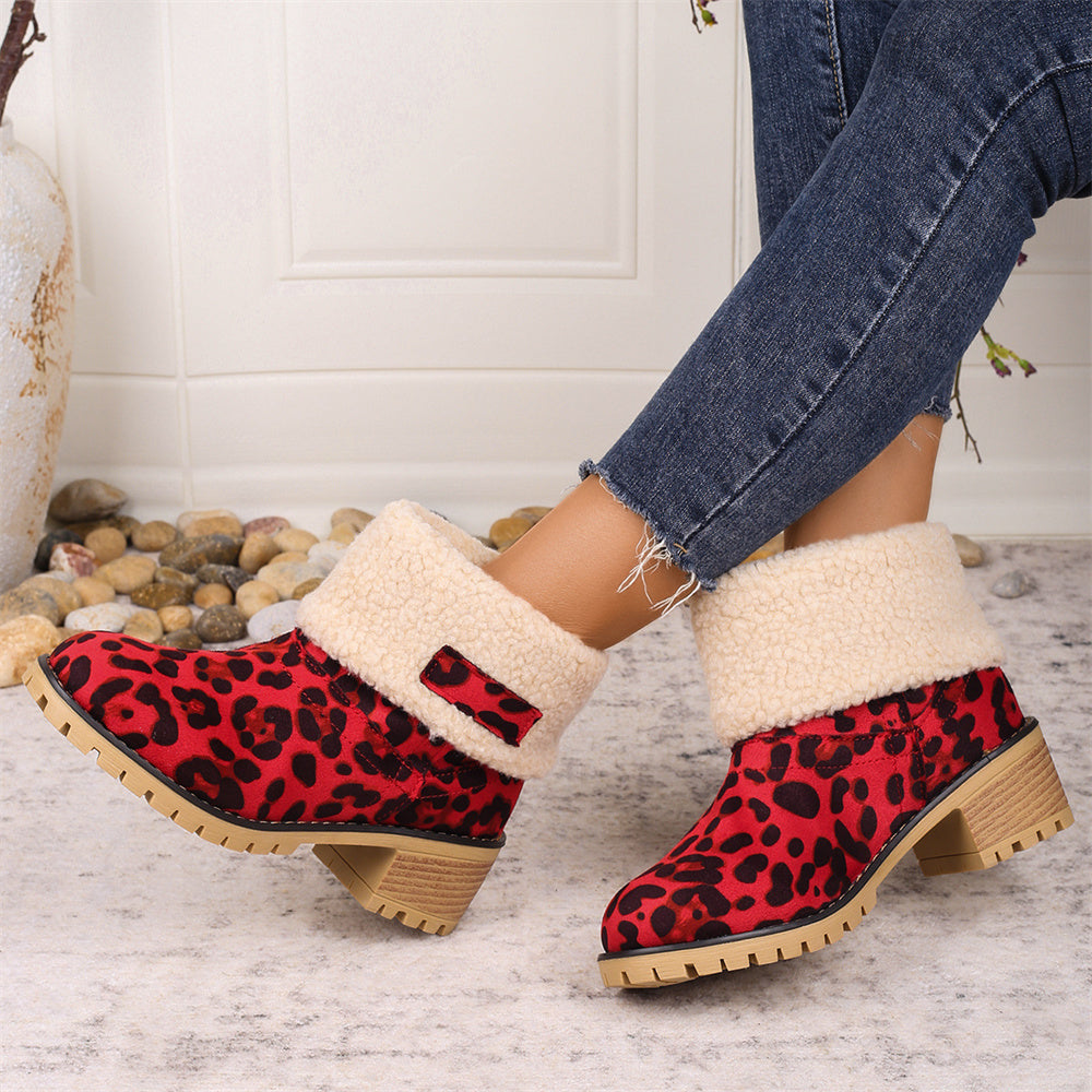 Solis | Boots for Women | Faux Shearling Cuff Ankle Style