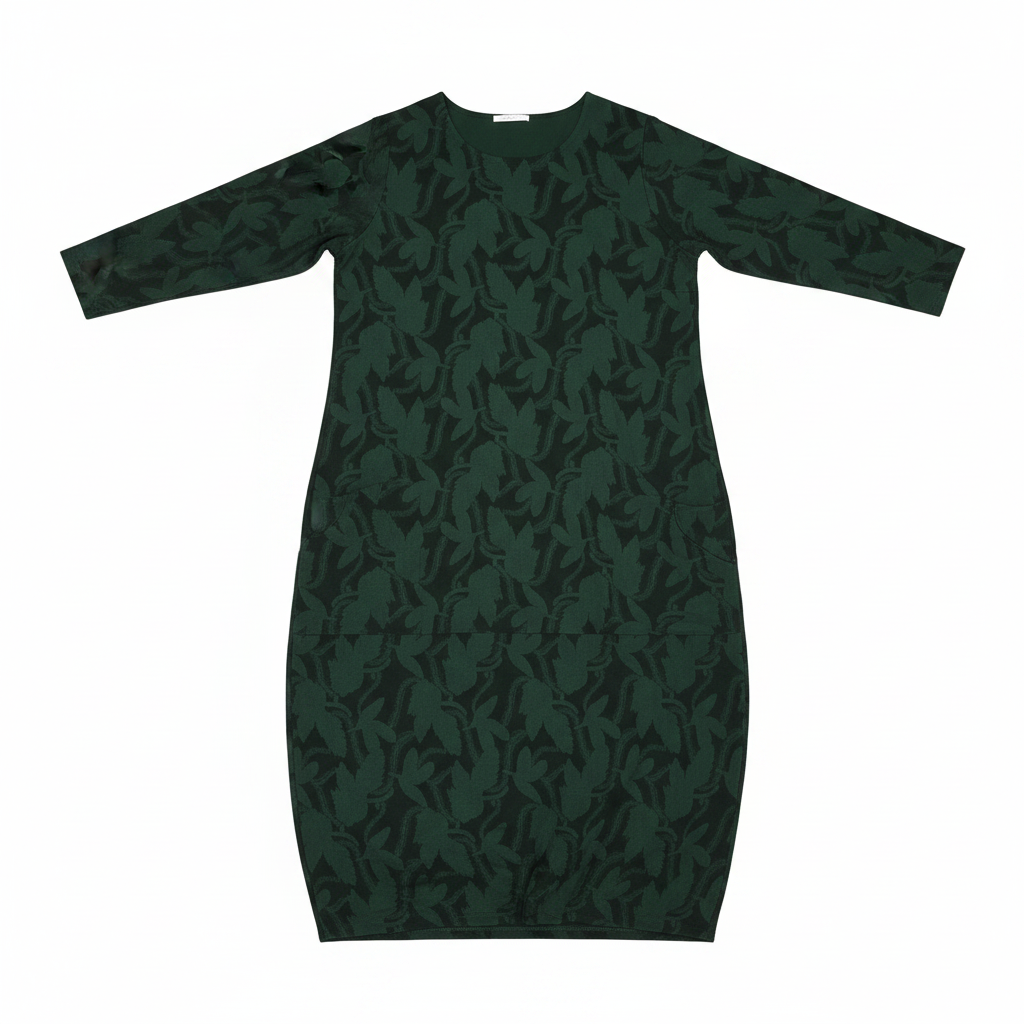 Mechi | Women’s Long-Sleeve Dress – Slimming Rib-Knit Design & Chic Everyday Silhouette