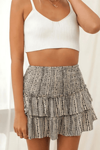 Bersh | Women's Layered Mini Skirt – Feminine Tiered Look & Lightweight Design