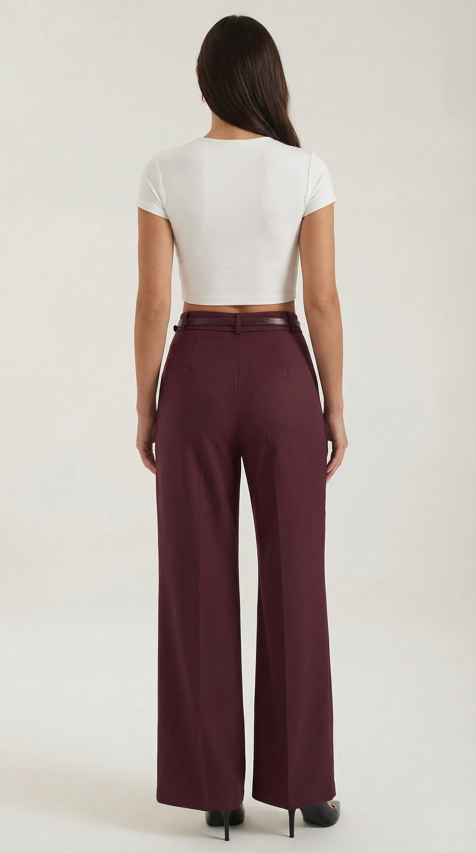 Women's Wide-Leg Trousers – High-Waisted Fit & Elegant Tailored Style