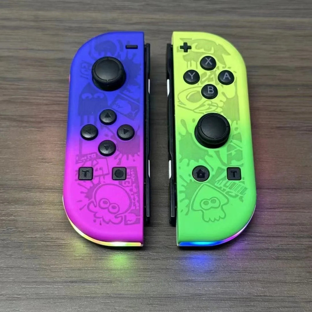 Bluetooth Joystick For Nintendo Switch Unique Colors Wireless LED Handle
