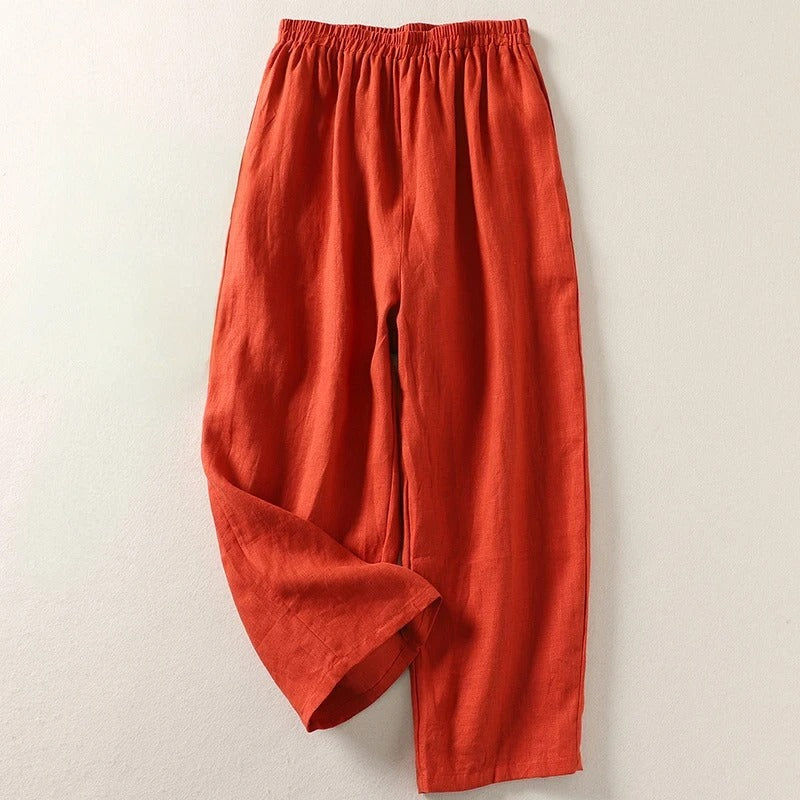 Blythe | Elegant High-Rise Wide Leg Trousers for Women - Comfortable & Flattering Palazzos 5