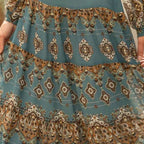 Bohemian Tiered Maxi Dress with Intricate Print – Effortless Summer Wanderlust