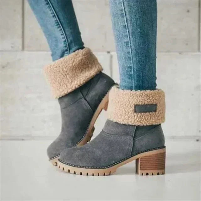 Zahara | Winter Boots for Women | Wool Mid-Calf