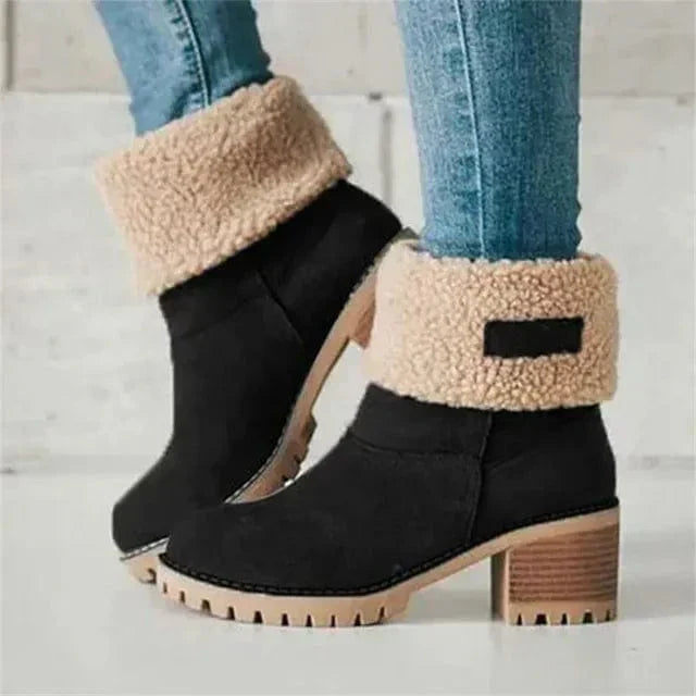 Zahara | Winter Boots for Women | Wool Mid-Calf