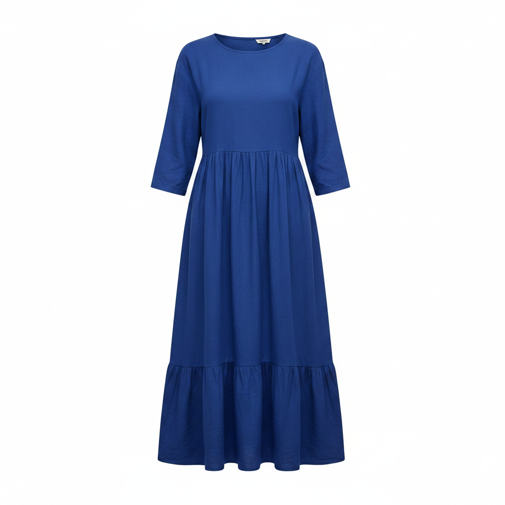 Lana | Breezy Bohemian Midi Dress - Effortless Chic for Sunny Days