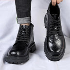 Burman | Men's Genuine Leather Boots – Waterproof Chelsea Boot & Tailored Ankle Silhouette Black