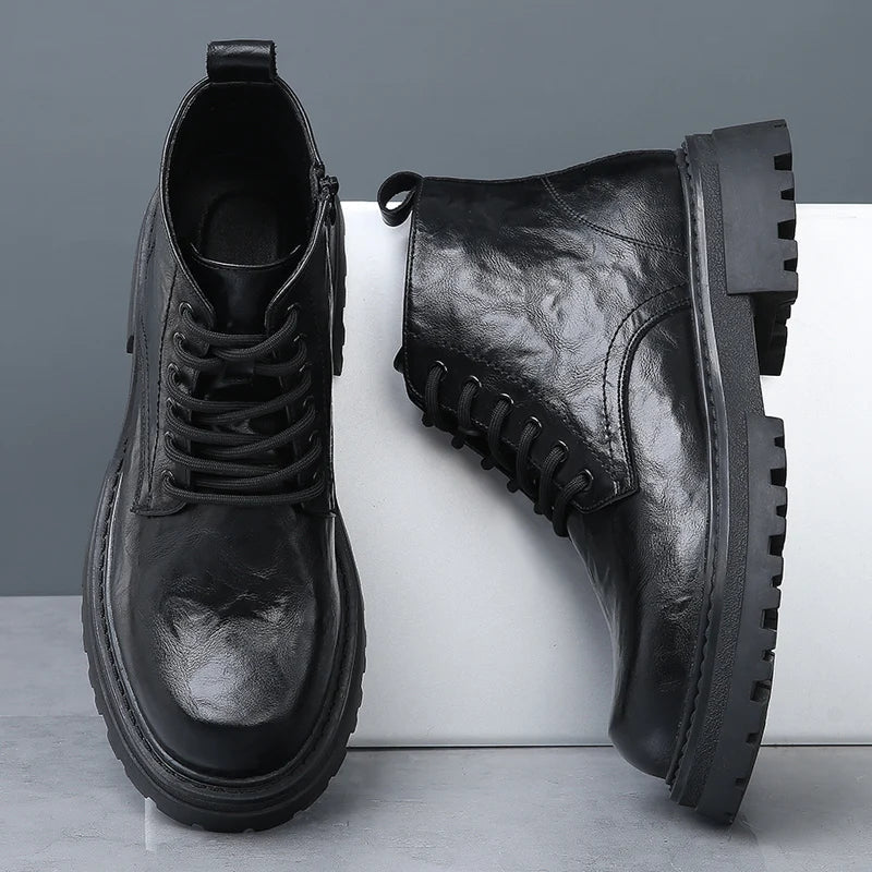 Burman | Men's Genuine Leather Boots – Waterproof Chelsea Boot & Tailored Ankle Silhouette