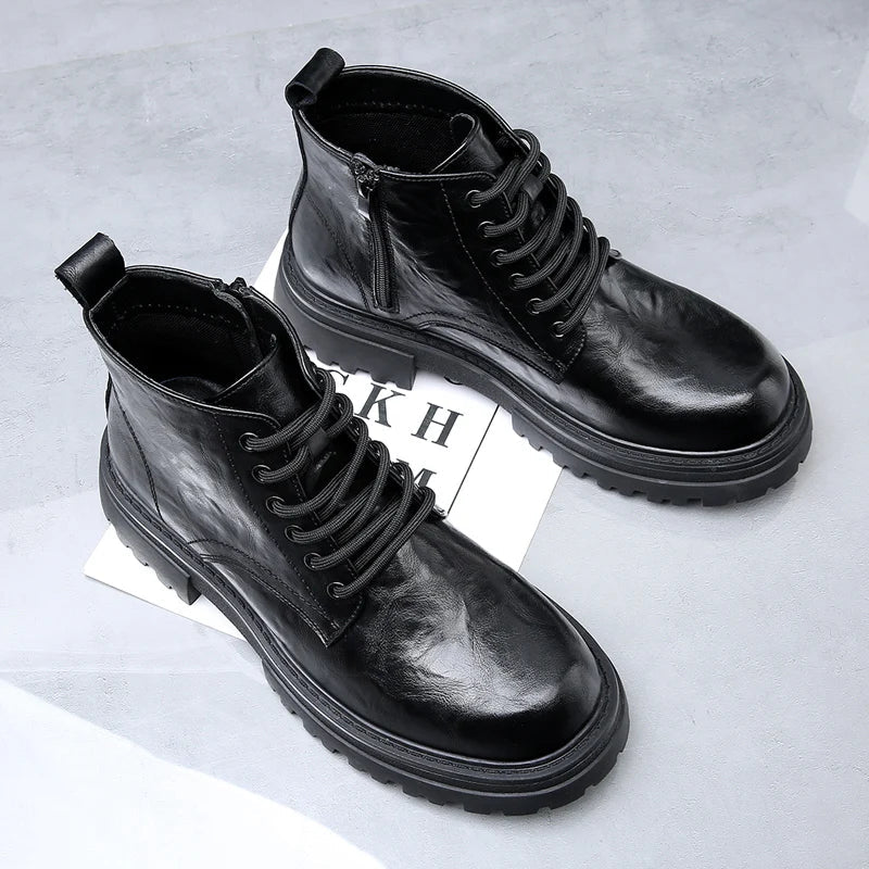 Burman | Men's Genuine Leather Boots – Waterproof Chelsea Boot & Tailored Ankle Silhouette