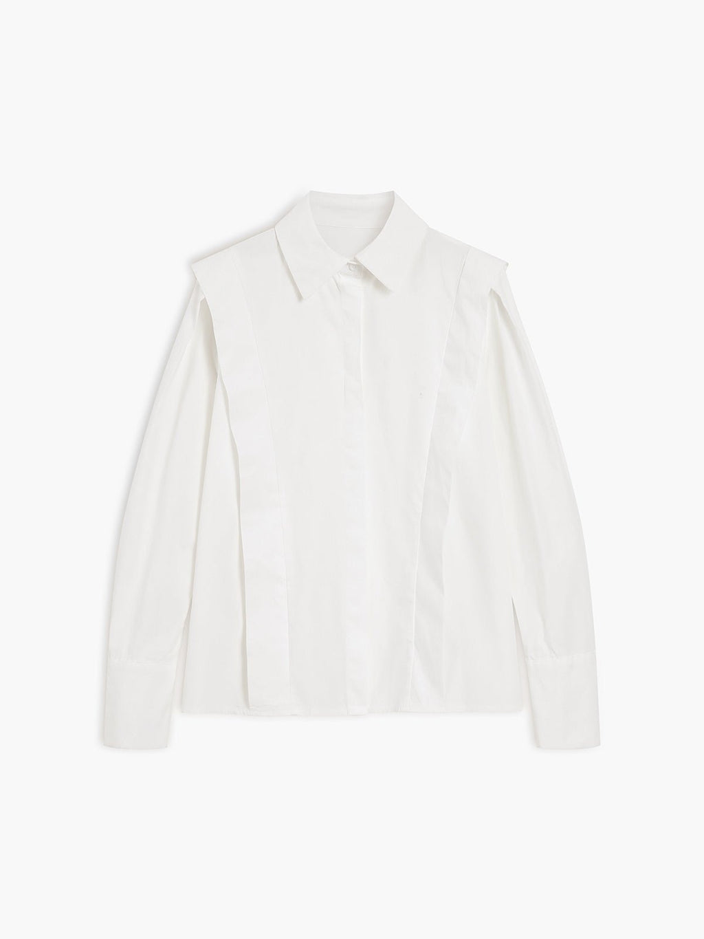 Solene | Button Down Square Shirt – Chic Artisan Grace & Refined Slimming Silhouette