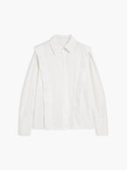 Solene | Button Down Square Shirt – Chic Artisan Grace & Refined Slimming Silhouette